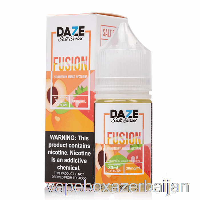 Vape Box Azerbaijan Strawberry Mango Nectarine - 7 Daze Fusion Salt - 30mL 30mg